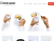 Tablet Screenshot of holdaplate.com